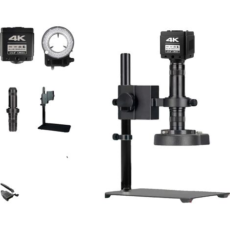Microscopio digitale, risoluzione 4K, uscita HDMI e USB, sensore IMX678-215X (1/2)