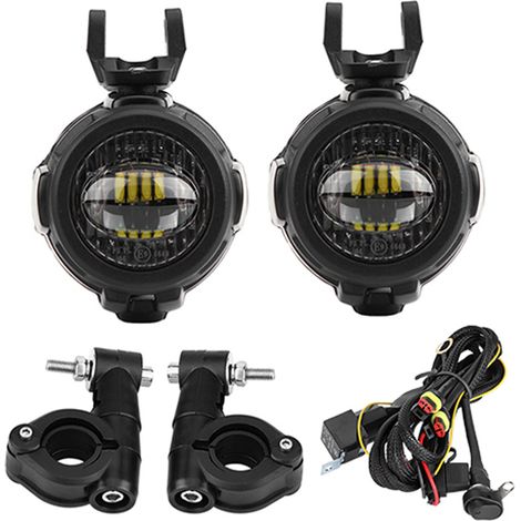 Front-LED-Nebelscheinwerfer für Motorräder mit Halterung für F800GS R1200GS ADV 2014-2017.