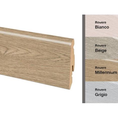 BATTISCOPA PER LAMINATO rovere cenere