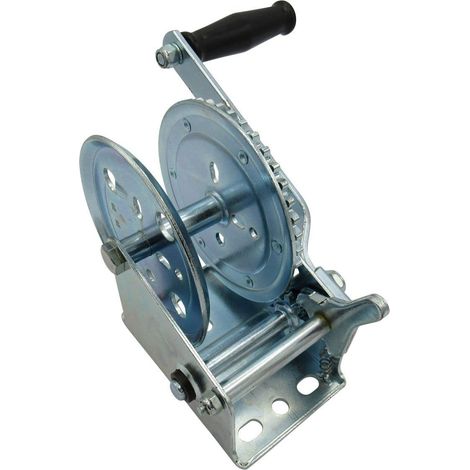 Manual Hand Winch 1400LB Zinc Plated (635KG ATV Car Boat Trailer Puller) (1/5)