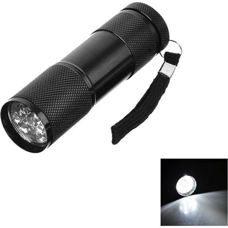 Mini Torcia 9 Led Luce Bianca Minitorcia Tascabile (1/2)