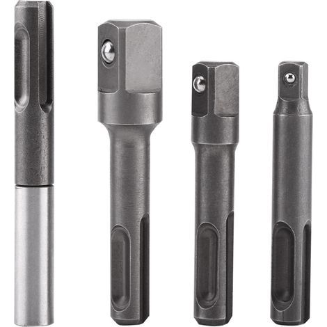Extension bar, heavy-duty construction drill bit holder for drills and bits (1/5)