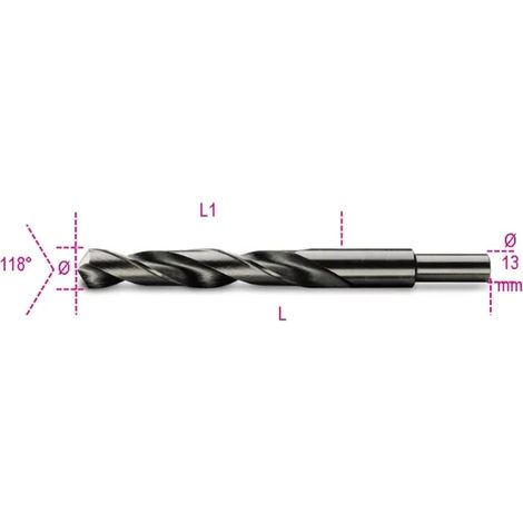 beta 412a mèche polie en acier inoxydable - 15.50