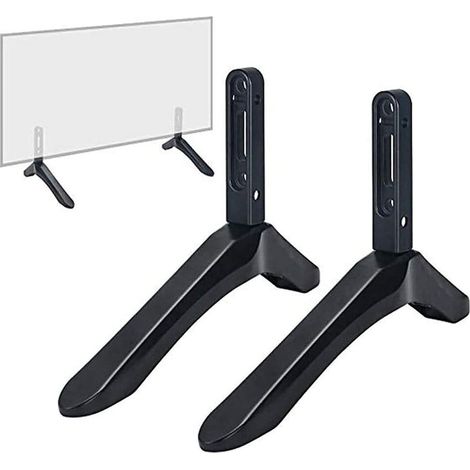 Support TV universel réglable pour écrans LCD de 32 à 65 pouces (noir) (1/5)