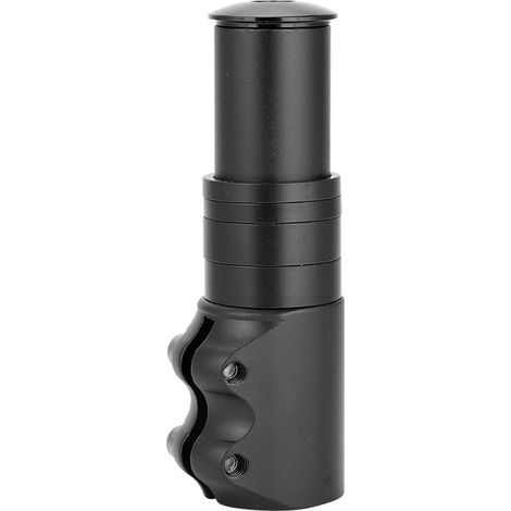 Potence Vélo VTT Réglable en Hauteur, Compatible Guidons (Noir) (1/5)