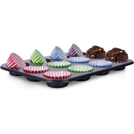 Molde para muffins con capacillos, 13 piezas. (1/5)