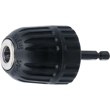 MANDRIN DE SERRAGE RAPIDE 1 - 10 MM EMPREINTE SIX PANS MâLE 6,3 MM (1/4'') BGS DIY 84527 (1/4)