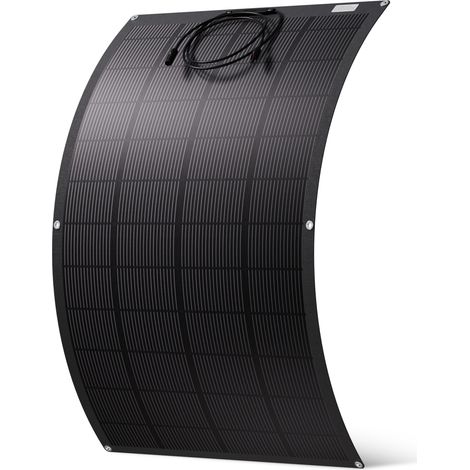 [NEUWERTIG] ECO-WORTHY Flexibel Solarpanel 200W, ETFE-Material, 18BB-Monokristalline Zelle, 25 % hoher Wirkungsgrad, für Balkon, Wohnmobil, Boot, Dach, Camping, Zuhause, Yacht, unebene Oberflächen (1/5)