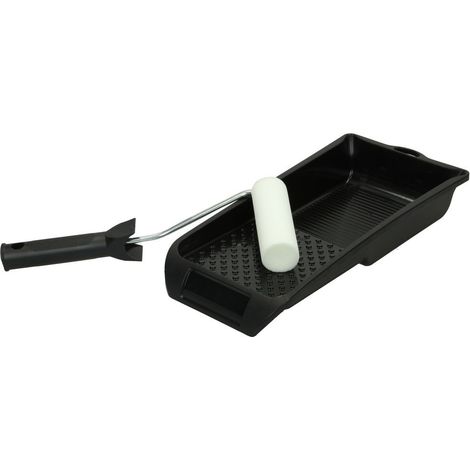 Ensemble rouleau de peinture 10 cm avec bac à peinture