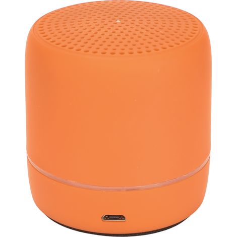 Enceinte portable Bluetooth 5.0 stéréo avec basses profondes 280 Hz – 16 kHz, mini enceinte de voyage pour l'extérieur, orange (1/5)