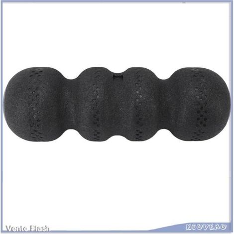 Rouleau de mousse avec design rainuré - Rouleau de massage pour muscles - Rouleau de gym pour souplesse (1/4)