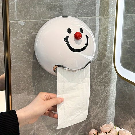 mural, étanche - Organisateur de salle de bain en plastique durable avec installation facile, conception peu encombrante pour les salles de bain contemporaines, décoration et accessoires de toilettes
