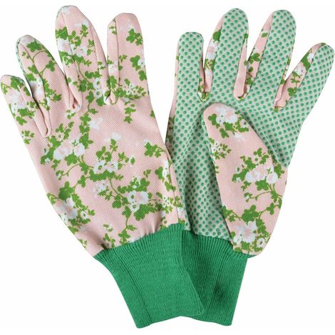 Guantes de jardinería con rosas (1/5)
