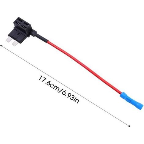 Porte-fusible de voiture ajouter un circuit adaptateur de bande moyenne fusible de voiture à lame avec adaptateur-petit-5pcs (1/4)