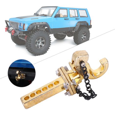 Crochet de Remorque pour Véhicules RC TRX4 TRX6 SCX10 - Accessoires Métalliques Crawler (1/4)
