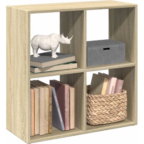 Raumteiler-Bücherregal Sonoma-Eiche 69,5x29x69,5 cm