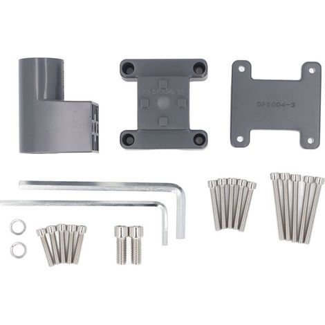 Support d'échelle rectangulaire pour Satellite RV, support en alliage d'aluminium, Kit de montage, plage d'installation de 0.8 à 1,97 pouces pour Gen 2. (1/5)