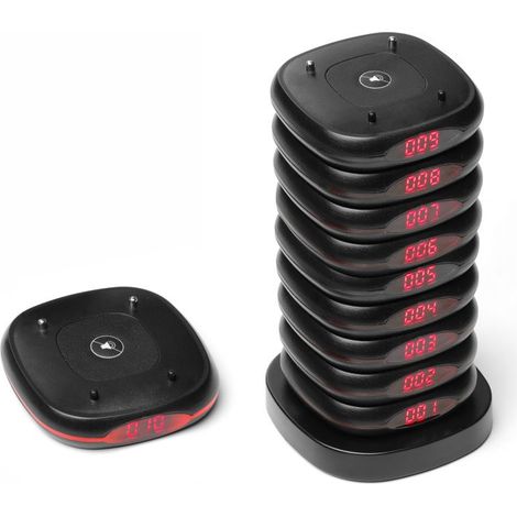 HENDI Restaurant-Pager – Set mit 10 Stück, 80x80x(H)100mm (1/3)