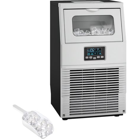 HOMCOM Commercial Ice Maker with 4kg Ice Storage for Home Restaurant