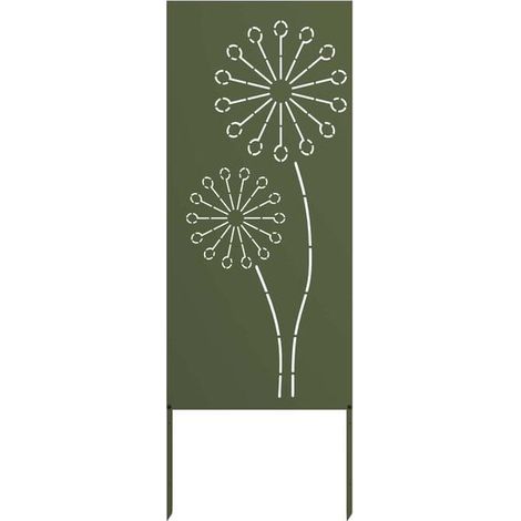 Paravent de jardin vert olive, 50 x 140 cm (1/5)
