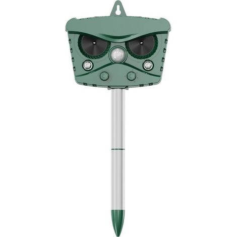 Répulsif à ultrasons pour chat, répulsif pour chien, répulsif pour oiseaux, pour jardins, champs, pépinières, IP45 - RWRépulsif pour insectes et animaux (1/5)