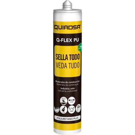 Mastic Q-FLEX PU Scelle Tout - 290 mL - Étanchéité Haute Performance - Pour automobile - Mastic professionnel -