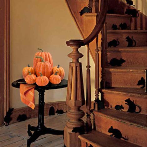 Décoration Halloween - Lot de 7 Modèles Simulation Pumpkin artificielle en Foam pour Maison Table Thanksgiving (1/5)