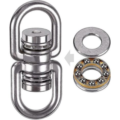 Rostfreier, drehbarer Edelstahl-Aufhängehaken, dauerhaft belastbar bis 1200 lb, 360° drehbar