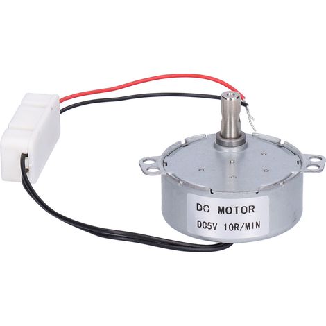 Tbest Lüftermotoren, bürstenloser Gleichstrommotor, Mikrountersetzung, synchroner Richtungsmotor, CW 10 U/min, 5 V, 50TYC