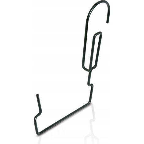 AGROHANG Kleiderbügel aus schwarzem Metall