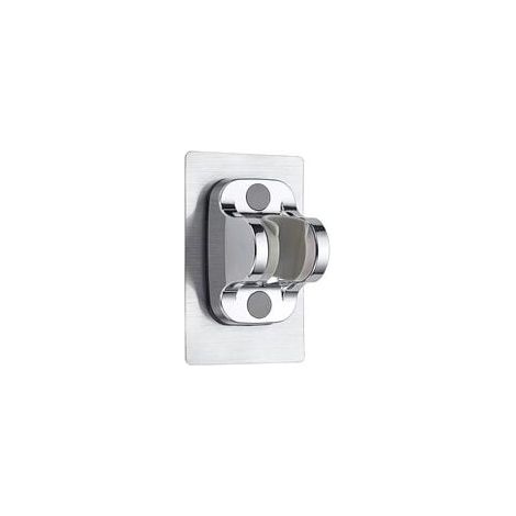 Sollbry Support de douche à main sans perçage Support de Pomme de Douche Mural Support Douchette Universel Réglable Accessoire de Salle de Bain,12.585.5cm (1/4)