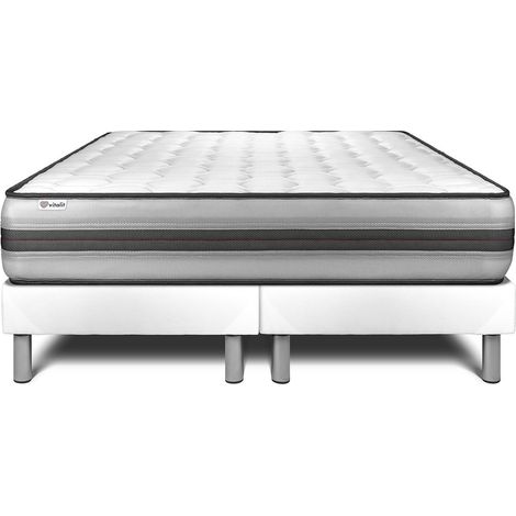 Matratzen- und Lattenrost-Set 2x100x200 cm - Vitalpower Recover (1/5)