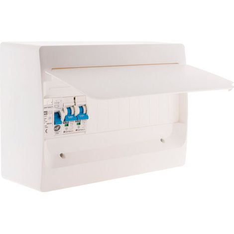 – Coffret électrique nu 1 rangée 13 modules – Compatible GTL – Disjoncteurs 10A et 16A – Interrupteur différentiel 40A type AC
