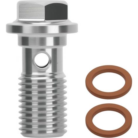 Boulon M11 X 1,25 23 Mm, Kit de Rondelle D'écrasement de Vis de Boulon pour Voiture, Construction Solide en Métal pour Système de Mazout (1/5)