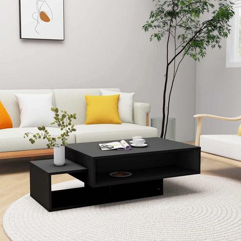 Couchtisch Schwarz 105x55x32 cm Holzwerkstoff