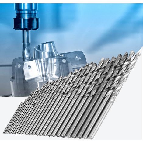 16 forets hélicoïdaux HSS de 0,8 à 1,5 mm à queue cylindrique pour outils électriques (1/5)