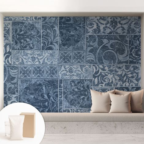 Carta Da Parati In Vlies Decorativa Per Pareti - Con Motivi Moderni - Con Colori Intensi - Per Ufficio Ornamenti per piante 208x146 cm (1/5)