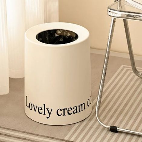 Poubelle de grande capacité, moderne, minimaliste, élégante et tendance, idéale pour le salon et la chambre. (1/4)