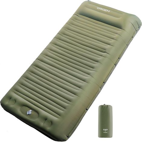 Matelas Gonflable 1 Place, 14cm épais, Matelas Camping Ultra Léger (1/5)