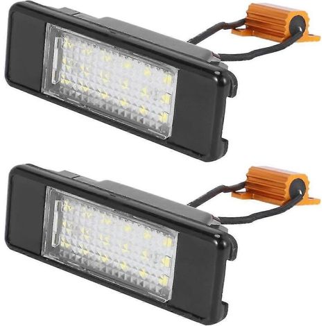 Lot de 2 éclairages de plaque d'immatriculation à LED compatibles avec Mercedes-Benz Sprinter (W906) (2006-2016) et Vito (W639) (1/5)