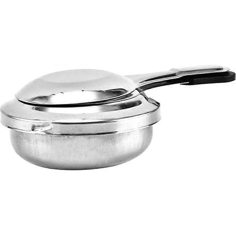 Réchaud à alcool mini brûleur de réchaud à tirage portable en acier inoxydable (1/5)