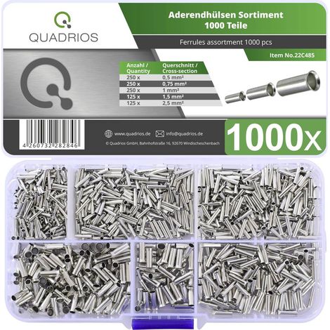 Quadrios 22C485 Assortimento Capicorda Non isolato 1000 pz. (1/3)