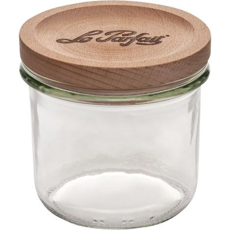 Bocal Le Parfait Couvercle Bois 255ml Stockage Alimentaire élégant Et Hermétique - Le Parfait (1/5)