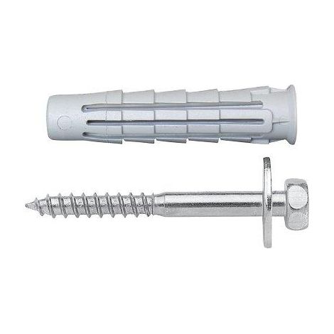 TASSELLO NYLON T6/VTE R ELEMATIC - VITE TE ZINCOCROMATA T6/VTE R 12 CF=PZ 50- 1 confezioni