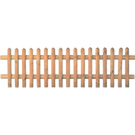 Senkrechtzaun braun 250 x 60 cm