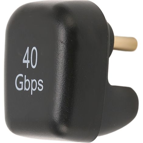 1 Adaptateur USB-C, Magnétique 180°, Boîtier Aluminium, 24 Broches Dorées, Charge 100W, Vidéo 8K (1/5)