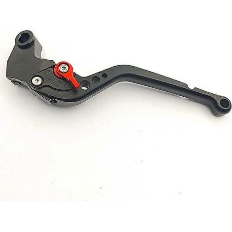 Pour Yamaha YZF R15 Poignée de klaxon d'embrayage réglable en aluminium modifiée, fixation de biellette de direction (noir 2) (1/5)