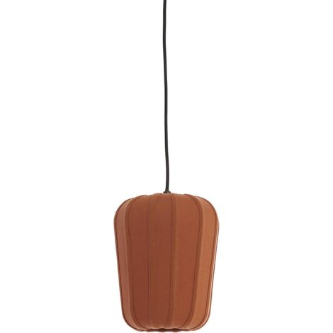 Light & Living - hängeleuchte - BIBURY - braun - holz textil -