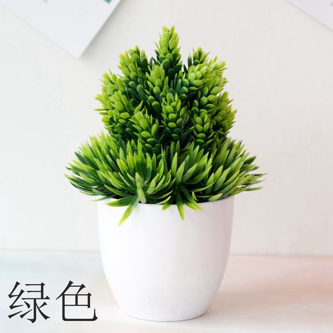 Bonsai Artificiel - Arbre Miniature en PVC Écologique - Décoration Intérieure pour Maison Bureau Jardin - 1 Pièce (1/5)