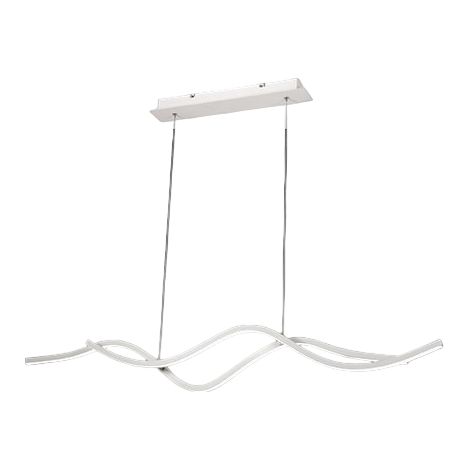 SINUO LAMPADARIO A SOSPENSIONE BIANCA A LED 3000K - 36W - 3880 lm DIMMERABILE A STEP (1/4)